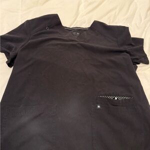 Classic Black Short Sleeve Women's Top